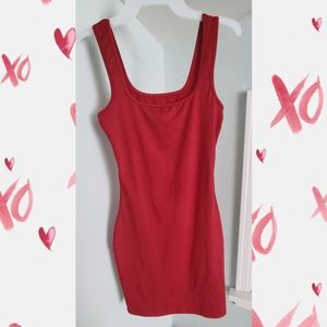 Sexy, tight, short, red dress, size small